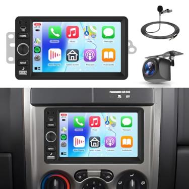 Imagem de 2 + 64 G estéreo de carro para Chevrolet Chevy Silverado Impala Tahoe GMC Sierra Yukon Hummer H2 Android Car Radio WiFi Wireless Carplay Android Auto, 17.8 cm IPS, GPS, FM, SWC, BT, câmera reserva