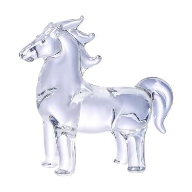 Imagem de Fxzqgnh Estatueta de Cavalo, Peça Decorativa para Mesa, Escultura Artística Criativa para Colecionadores, Ideal para Sala de Estar E Escritório, Cinza, Tamanho real