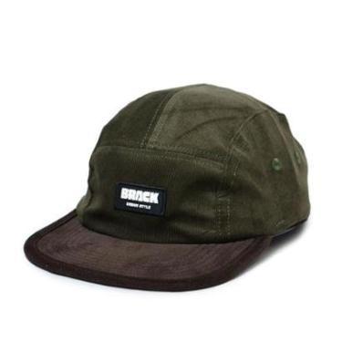 Imagem de Boné Brack Five Panel Cotelê Verde Marrom-Unissex
