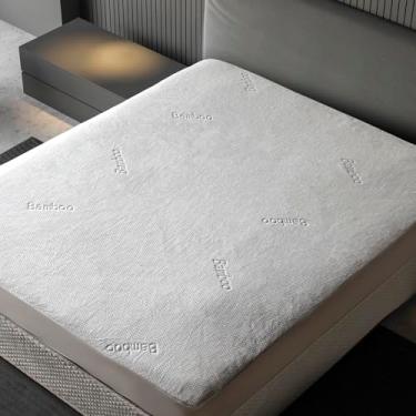Imagem de Plumasul Protetor de Colchão Bamboo 100% Impermeável King 193x203x40cm