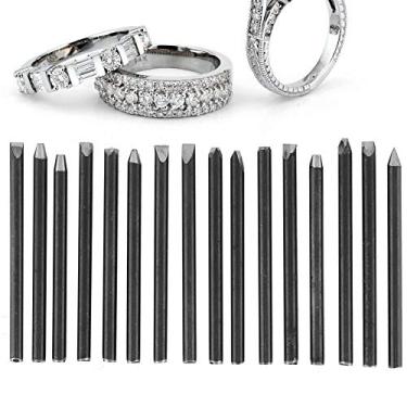 Imagem de Generic Kit de Equipamento de Cinzel de Bigorna para Processamento de Joias Com Ferramentas Especiais Projetadas para Textura Bonita, Ferramentas de Ourives Esculpidas à Mão DIY para 20 Peças, Haste