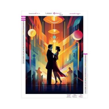 Imagem de Kit De Pintura Em Diamante De Retrato Abstrato Feminino, Bordado Em Mo