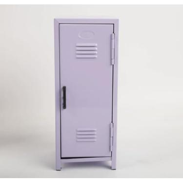 Imagem de Mini Locker com chaveiro, adesivos, caixa de metal, pequeno armário, miniatura, armazenamento para meninas, organizador de armazenamento de mesa para dinheiro, dinheiro, joias, seguro, casa de boneca