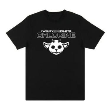Imagem de Camiseta Masculina Twenty One Pilots Chlorine Modelo Novo, Preto, GG