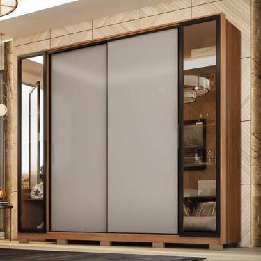 Imagem de Guarda Roupa Casal Ambiente Laredo Amêndola Touch Nude Prime Flex com 