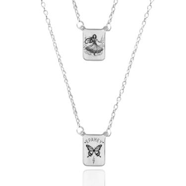 Imagem de Colar Escapulário Imagem Iansã Umbanda Aço Inoxidável