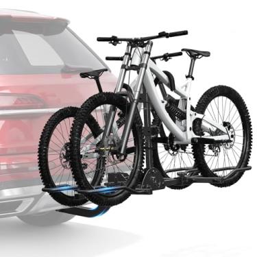 Imagem de JY PERFORMANCE Suporte de engate para bicicletas, suportes de 2 bicicletas de 72,6 kg para Ebikes, Fat Tire Bike, Ebike Rack para carros, caminhões, SUVs, minivans, receptor de engate de 5 cm