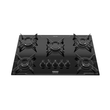 Imagem de Cooktop 5 Bocas a Gás Itatiaia Electra Plus com Acendimento Automático Bivolt Preto