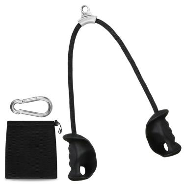 Imagem de Puxador Anatomico Corda Biceps Triceps Pegada Anatomica Academia Superiores Musculaçao Treino Crossover Mosquetao