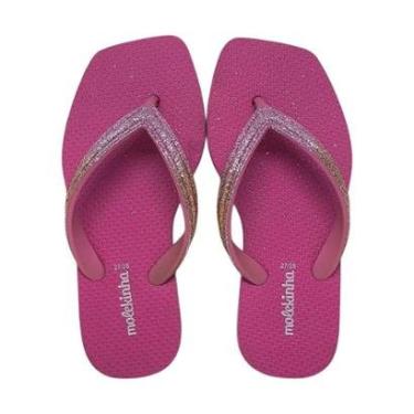Imagem de Chinelo De Dedo Infantil Menina Facil Calce Macio Molekinha-Feminino
