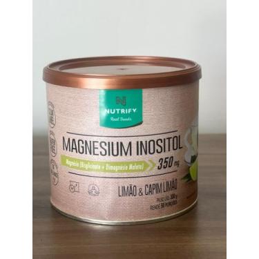 Imagem de Magnésio Inositol Nutrify 300g Limão com Chá de CapimLimão