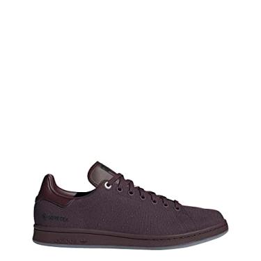 Imagem de adidas Originals Tênis masculino Stan Smith, Vermelho mineral/vermelho noturno/preto central, 41