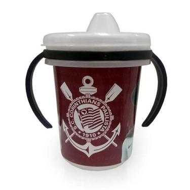 Imagem de Copo Infantil Com Alça Removível Estampa Diversas Copo Transição Times