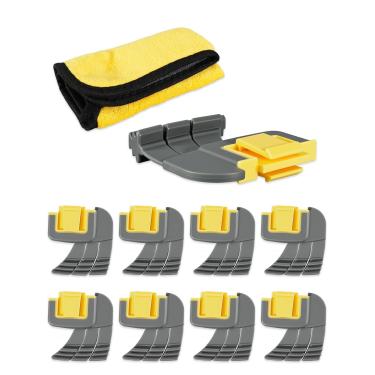 Imagem de MQLPXI R0714400 Escovas ciclônicas para limpeza de piscina Zodiac MX6 MX6 Elite MX8 MX8 Elite, compatível com Polaris MAXX Atlas Atlas XT, 8 peças