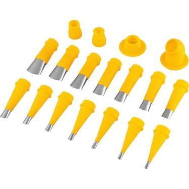 Imagem de Conjunto de Bicos em aço Inox Para Aplicador de Silicone, Vonder Osten