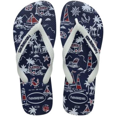 Imagem de Chinelo de Dedo Havaianas Masculino Casual Top Nautical-Masculino