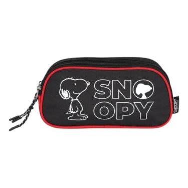 Imagem de Estojo Snoopy Peanuts Juvenil, PRETO, UN