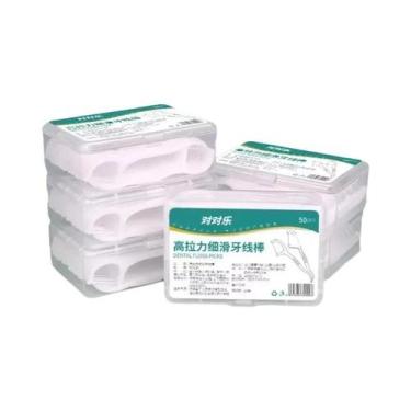 Imagem de Fio Dental Descartável Portátil Com Palito De Alta Resistência Para Cu