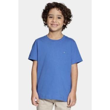 Imagem de Camiseta Algodão Aramis Básica Manga Curta Azul Royal-Masculino