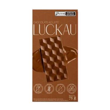 Imagem de Chocolate ao Leite Zero Açúcar Luckau 75g