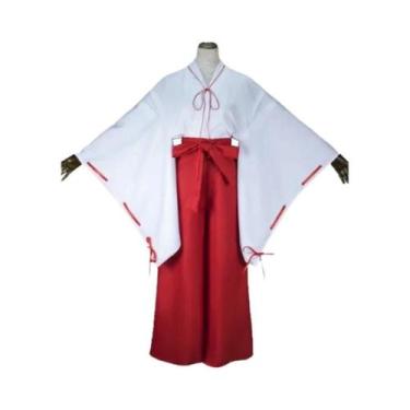 Imagem de Fantasia Feminina De Cosplay De Anime Kikyo Inuyasha, Roupa Engraçada 