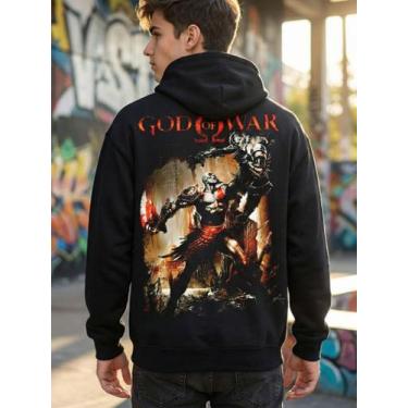 Imagem de Moletom Unissex - Trilogia God of War - Premium - Shimai, XG, Preto