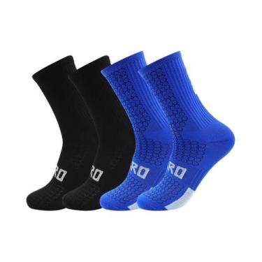 Imagem de Meias Esportivas Coloridas Anti-Odor Para Ciclismo E Corrida, Pacote C