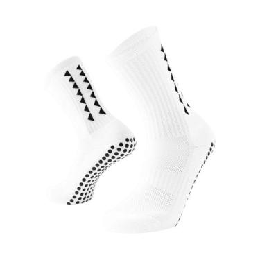 Imagem de Meias Masculinas Antiderrapantes Para Futebol Com Almofadas De Proteçã