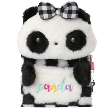 Imagem de Caderno YOYTOO Panda Diary para meninas com fechadura e chaves 160p