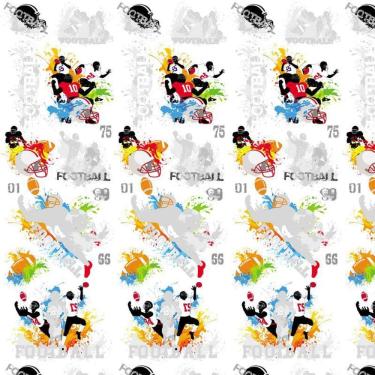 Imagem de Papel De Parede Futebol Americano Autocolante Sala Quarto