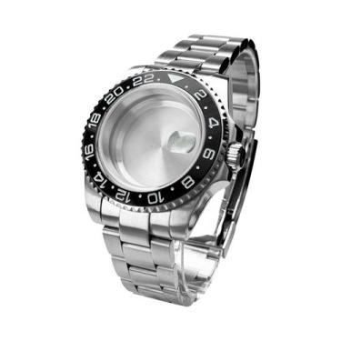 Imagem de Caixa De Relógio De Mergulho À Prova d'Água De 40mm Com Bezel Preto, V