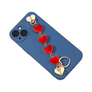 Imagem de Capa De Telefone Com Cadeia De Urso De Acrílico Colorido E Acessórios 