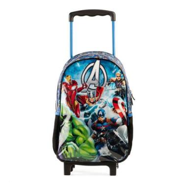 Imagem de Mochila de Rodinha Vingadores Azul - Marvel, U
