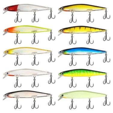 Imagem de Isca Artificial Traíra Tucunaré 11cm 14g Meia Água 3 Ganchos - Importa