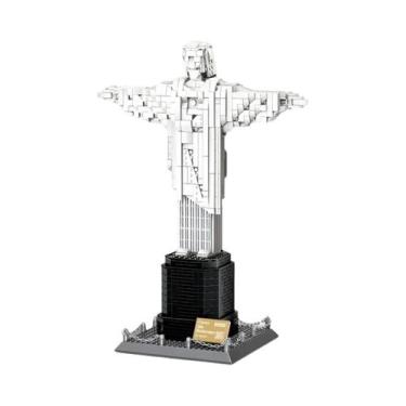 Imagem de Blocos De Construção De Arquitetura Moderna Estátua De Cristo Redentor