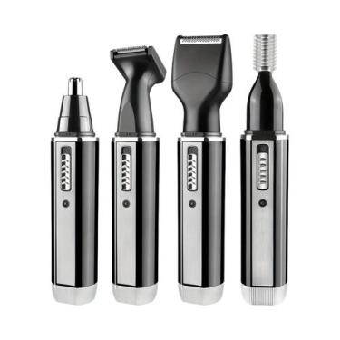 Imagem de Aparador De Pelos Elétrico Masculino 4 Em 1 Recarregável Para Nariz, B