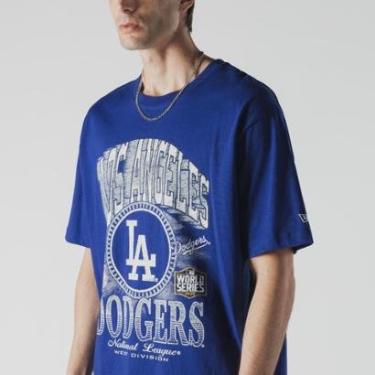 Imagem de CAMISETA NEW ERA OVERSIZE LOS ANGELES DODGERS MLB AZUL-Masculino