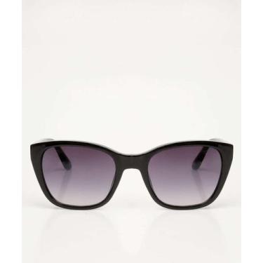 Imagem de Óculos de Sol Feminino Gateado Marisa-52112, UN, Preto