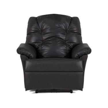 Imagem de Poltrona Reclinável Castor Cinema material sintético Preto Colchões Ca