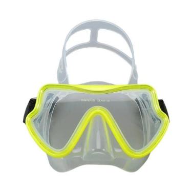 Imagem de Máscara De Mergulho Para Adultos E Jovens Com Lente De Vidro Temperado