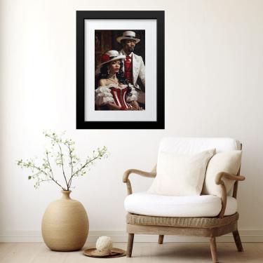Imagem de Quadro Zé Pilintra e Maria Navalha - 60x48cm