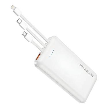 Imagem de Carregador Portátil Power Bank 10.000mah com USB V8, TipoC, Lightning 