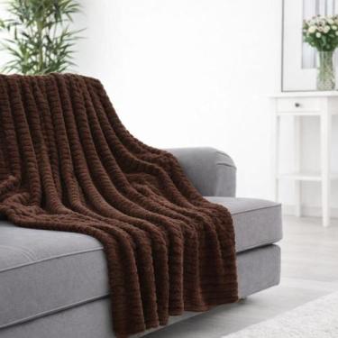 Imagem de Manta Casal Microfibra Soft Toque Aveludado e Suave Macia Coberta Maci