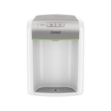 Imagem de Purificador de Água Natural e Gelada Bivolt Branco e Prata Consul CPB3