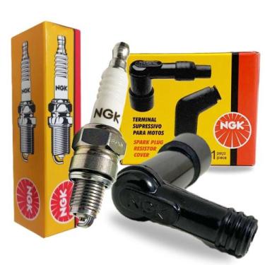 Imagem de Vela + cachimbo ngk c7hsa ld05fp