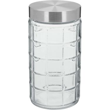 Imagem de POTE MANTIMENTOS HOME&CO COM TAMPA VIDRO 1,5 LITROS 22x11x11