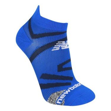 Imagem de Meia New Balance Perfomance Feminina, Azul, 39/43