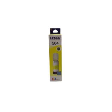 Imagem de Refil tinta epson t504420 amarelo l4150 l4160 l 6161 l6191