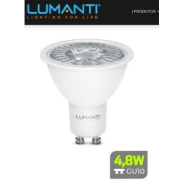 Imagem de Lampada Dicroica Lumanti 4.8w 4000k Gu10 Autovolt Mr16, Bivolt