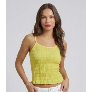 Imagem de Blusa Feminina De Alça Básica Infinita Cor Verde, G, Verde